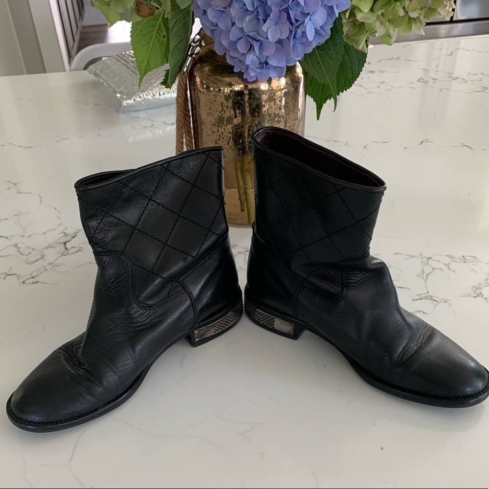 Chanel Boots- Black 38.5